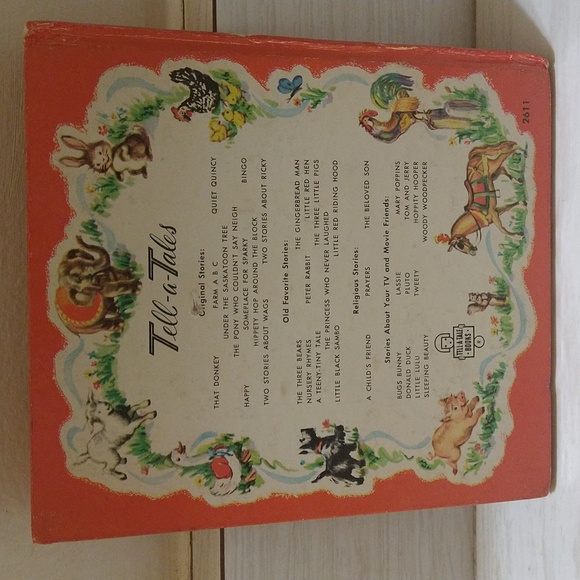 Vintage 1955 MGM's Tom & Jerry Tom's Happy Birthday Children's Tell-A-Tale Book - Picture 2 of 3